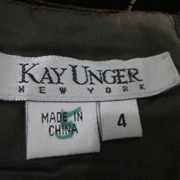 Kay Unger New York Bead & Embroidered Velvet Top - Picture 6 of 6